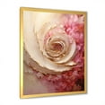 thumbnail image 3 of Designart "Delicate Pink Pottery Spirals II" Abstract Spirals Picture Framed Canvas Art Print, 3 of 5