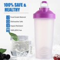 thumbnail image 4 of Plastic Protein Shake Bottle For Meal Replacement Shakes & Smoothies, Beverages, Mixing Salad Dressing, 4 of 5