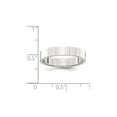 thumbnail image 2 of Ladies or Mens Comfort Fit 4mm Flat Wedding Band Ring in Sterling Silver for Women, 2 of 5