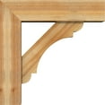 thumbnail image 3 of Ekena Millwork 8"W x 30"D x 30"H Olympic Block Rough Sawn Bracket w/ Offset Brace, Western Red Cedar, 3 of 25