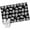 Black, variant on 2x3 Ft Entryway Area Rug, White Leaves Kitchen Rug Runner Washable Floor Mat, Black Vintage Spring Botanical Leaf Plants Non Slip Indoor Door Mat Throw Carpet for Bathroom Living Room Bedroom