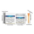 thumbnail image 2 of WIFKLSIIPG Durable Floor Paint: Fast Drying and Stain Coating(White), 2 of 8