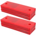 thumbnail image 1 of OUNONA 10pcs Reflective Car Decal Plastic Red Visibility Enhancement Low Light Conditions, 1 of 8