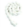 thumbnail image 1 of Crib protector - 3 meters braided baby pillow snake braided edge protector velvet crib protector newborn crib protector, white - 1M（PA）, 1 of 5