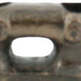 thumbnail image 3 of Benzara BM229289 Cast Iron Frame Cleat with Textured Details, Rustic Brown, 3 of 5