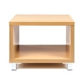 thumbnail image 3 of Furinno NIHON Side Table, End Table, Nightstand with Open Storage Shelf, for Living Room, Bedroom, Dorm Room, Light Cherry Oak, 3 of 3