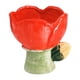 thumbnail image 5 of Cuenco de porcelana con forma de tulipán, ligero, moderno, para almacenamiento y preparación de cocina. Rojo, 5 of 9