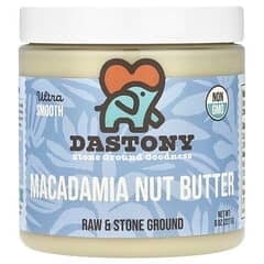 Dastony, Organic Macadamia Nut Butter, Ultra Smooth, 8 oz (227 g) Pack of 2
