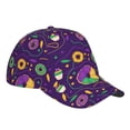thumbnail image 2 of Goofa Mardi Gras and Donuts Printed Baseball Cap for Men and Women - Adjustable Unisex Hat for Sports and Casual Wear,Sun protection Casual Outdoor Everyday Fashion Cap, 2 of 9