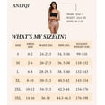 thumbnail image 4 of ANLIQI Modal String Bikini Underwear for Women, Sexy Low Waisted Bikini Panties Stretch Briefs 3/6 Pack(6A,L), 4 of 7
