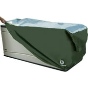 YardStash 62' x 30' x 25' Green Outdoor Deck Box Cover, UV Resistant