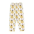 thumbnail image 4 of Haiem Bees and Flowers Women's Pajama Pants Ultra Lightweight Pjs Bottoms Sleepwear Bottom Pants With Pocket Drawstring-Small, 4 of 9