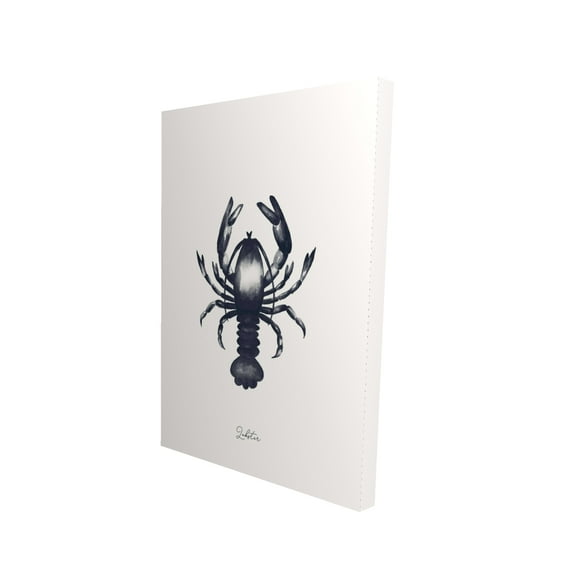 Blue lobster - 24"x36" canvas - Print on demand