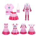 thumbnail image 2 of Trajes de princesa de carnaval de Halloween para niños, melocotón dulce, ropa rosa para niñas, cosplay infantil, actuación de cumpleaños, fiesta de carnaval zhangyuxiang unisex, 2 of 2