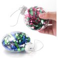thumbnail image 4 of Bexikou 12Pcs Christmas Balls,Clear Plastic Fillable Ball Ornament Clear Ornament Balls,Hanging Ornament Ball for Christmas Tree Ornaments Hanging Party Decoration, 4 of 7