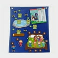 thumbnail image 4 of NICEXMAS 1 Set Felt Board Flannel Blue For Teaching Aid Visual Schedule Classroom Decoration 42.05X13.36X0.20in, 4 of 8