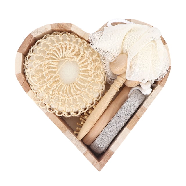 Bath Sponge Shower Set, Pumice stone Bath Shower Sponge Comfortable Grip For Daily Use