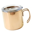thumbnail image 1 of Taza de acero inoxidable Macarena 400ml doble pared Aislamiento plata, 1 of 6