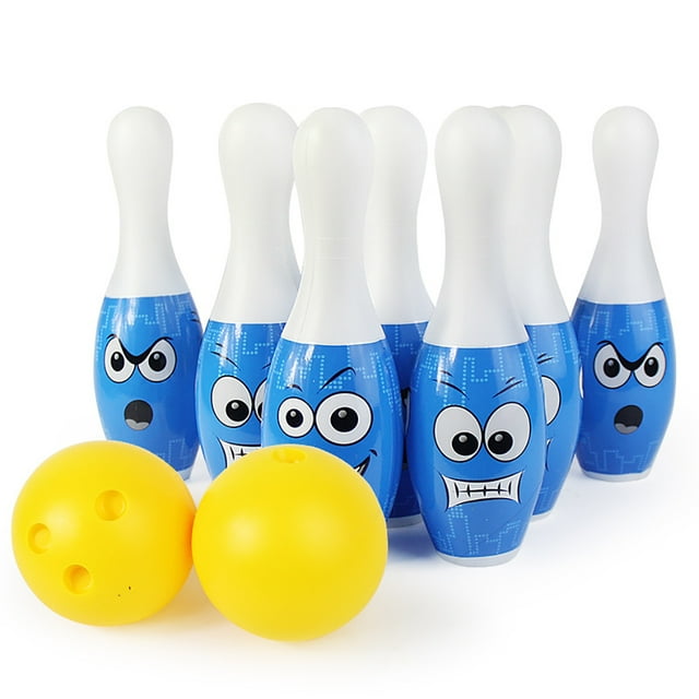 12PCS Bowling Set Creative Bowling Game Bowling Pin with Bowling Ball for Kids