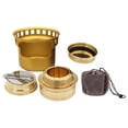 thumbnail image 4 of Mini estufa de camping Sunnimix Estufa de alcohol Dorado, 4 of 8