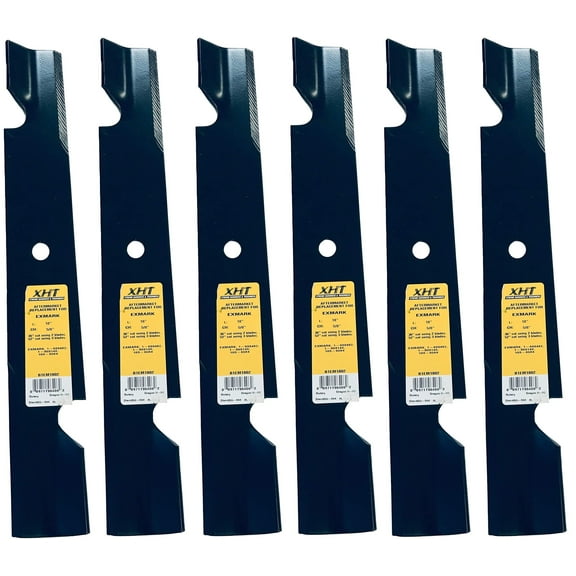 A&I XHT 18", 5/8", Notch Mower Blade (Set of 6) - B1EM1802,6