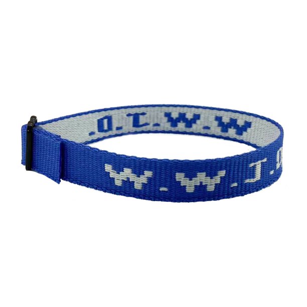 Pulsera deportiva unisex con estampado de letras en jacquard