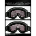 thumbnail image 5 of KAPVOE Ski Goggles Photochromic & Color - Anti-fog Magnetic Flip-Up Lens OTG UV400 Protection Helmet Compatible, 5 of 6