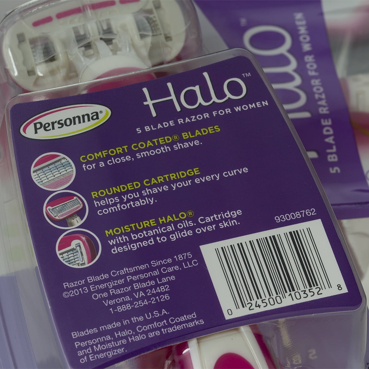 9 Pack Personna Halo 5 Blade Disposable Shaving Razors For Women