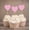 Baby Pink, variant on Darling Souvenir, Heart Cupcake Toppers, Wedding - Birthday Party Dessert Decorations - Pack Of 20