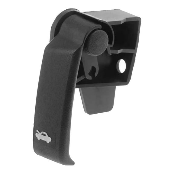 Hood Latch Release Handle Cover Pin Automatic Replacement Black