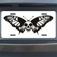 thumbnail image 7 of License Plate, Skull Butterfly Decorative Front,Personalized Stainless Steel License Plate Cover For Men Women,12.2" X 6.2", 7 of 7