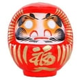 thumbnail image 2 of Shop Next Handmade Japanese Daruma Doll Red Size-1 103, 2 of 2