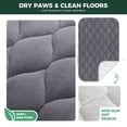 thumbnail image 3 of Dog Crate Bed Dog Crate Pad Washable Dog Bed Mat for Crate Mats for Dog Cage Mat Dog Kennel Pad Dog Kennel Mat Dog Crate Liner for Small Dogs and Cats,20"x16", 3 of 6