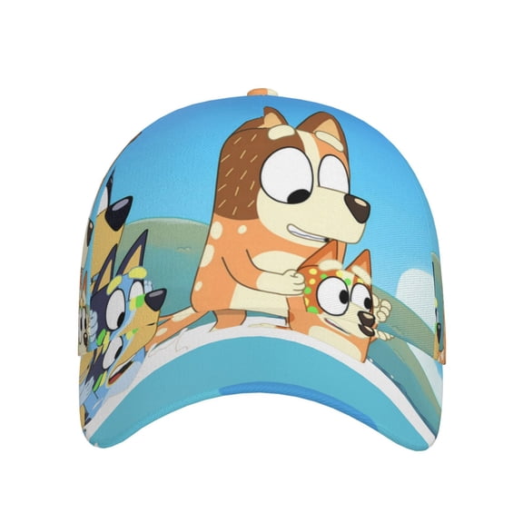 Lsque Bluey Baseball Cap Trucker Low Profile Hat Golf Dad Hat Adjustable Original Classic Unconstructed Plain Cap Men Women