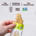 thumbnail image 4 of , Dark Chocolate Chip Peanut Butter Protein Bar, High Protein, Organic, Gluten Free, Soy Free, Non GMO, No Sugar Alcohols, 2.3 Ounce Bar, 10 Count, 4 of 5