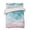 Teal Pink, variant on Quilts Full Size, Orange Navy Blue Ombre Soft Comforter Bedding Set for Bed, Abstract Beach Waves Gradient Lightweight Quilted Bedspread with Pillow Cover(2 Pieces) for All Season, 78x90 Inch