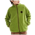 thumbnail image 1 of Veste en Molleton Légère pour Tout-Petits Unisexe, Garçons Filles, Manches Longues, Automne, à Fermeture Éclair, 1 of 6