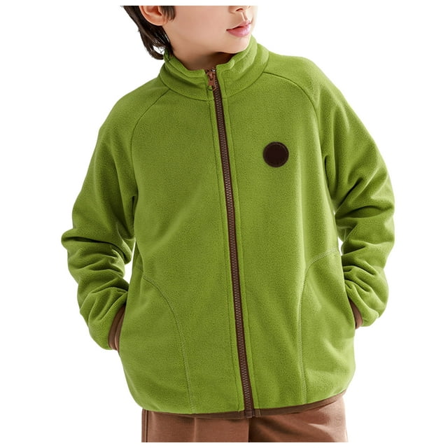 Veste en Molleton Légère pour Tout-Petits Unisexe, Garçons Filles, Manches Longues, Automne, à Fermeture Éclair