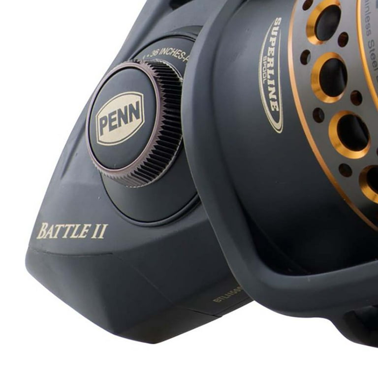 PENN Battle II Spinning Inshore Fishing Reel, Size 6000 (BTLII6000