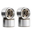 thumbnail image 1 of 4pcs 1.0 Inch Aluminum Alloy Beadlock Wheel Hub Rims For Rc Crawler Car Axial Scx24 1/18 Trx4m Whee, 1 of 5