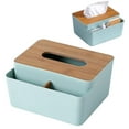 thumbnail image 1 of Cqxid Storage Case Under $10 Home & Garden Home Textile Storage Tissue Box Cover Plastic Rectangular Facial Tissue Holder Dispenser With Storage For Bathroom Living Room Kitchen Home, 1 of 6