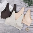 thumbnail image 6 of Women Breastfeeding Bra without Steel Ring Convenient Nursing Bra Solid No Trace Vest Maternity Bra, 6 of 10
