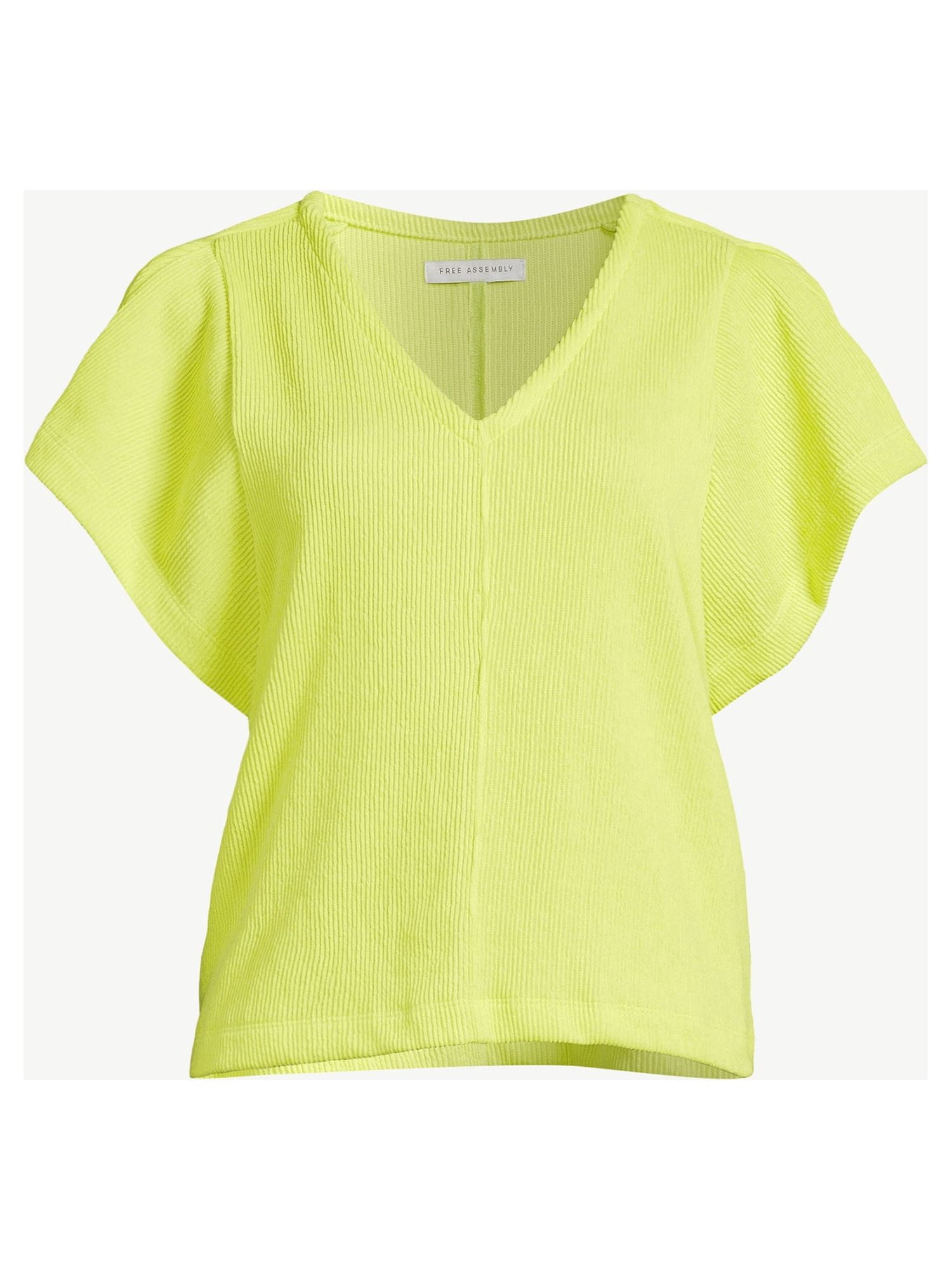 Free Assembly Women's Flounce Sleeve Top