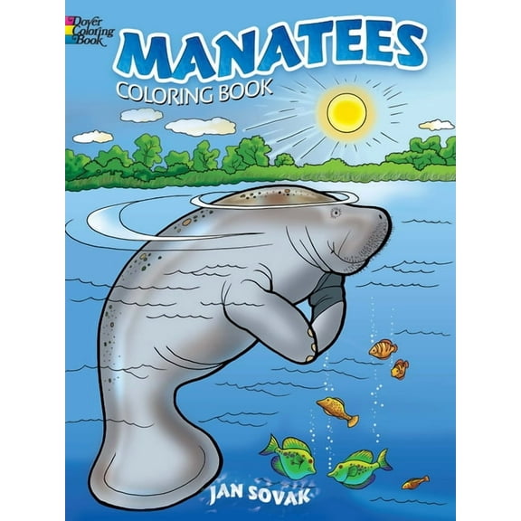 Dover Nature Coloring Book: Manatees Coloring Book (Paperback)