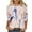 Multicolor Plus Size Blouse for Women_u, variant on CYMMPU Blouses for Women Dressy Casual Round Neck 3/4 Sleeve Floral Printed Loose Fit Summer Trendy Shirts Tunic Tops Spring Tops Lightweight Basic Tees 12
