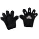 thumbnail image 5 of Guantes de animales para hombres y mujeres, accesorios de cosplay, guantes de peluche con forma de pata de gatito para adultos Negro Gris, 5 of 9