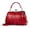 Wine Red, variant on Women Vintage Hollow Handbag Oil Leather Shoulder Crossbody Bag Clutch Satchel Purse with Kiss Lock Closure