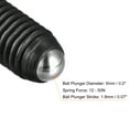 thumbnail image 4 of Uxcell Ball Point Set Screws, M8 x 30mm High Carbon Steel Metric Spring Hex Socket Grub Screw 5 Pack, 4 of 7
