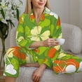 thumbnail image 4 of Wukai St. Patrick's Day3 Print Women's Pajama Set - Soft Long Sleeve Sleepwear for Comfort and Style-Medium, 4 of 9