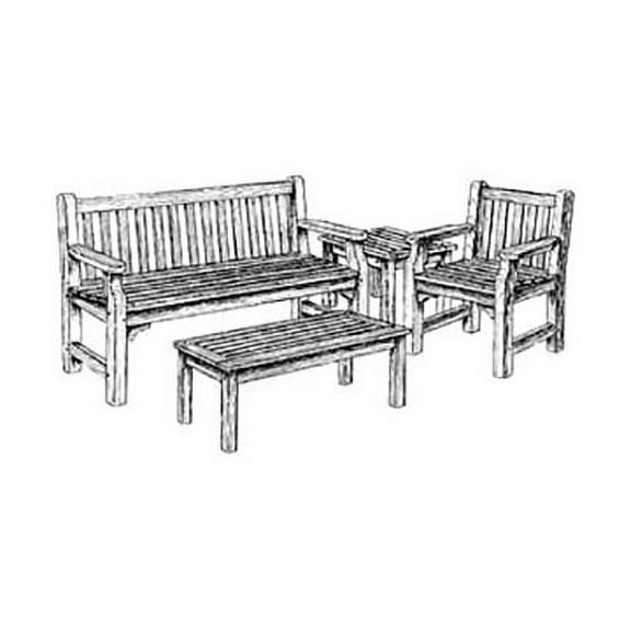 Woodworking Plan To Build English Garden Furniture - Material Not Included